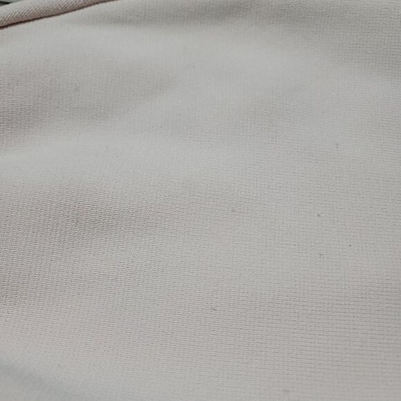 Asos Pale Pink Rib Knit Back Cutout Faux Wrap Dress Size 6 - Picture 9 of 9